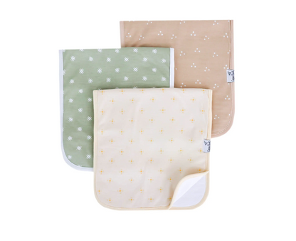 Copper Pearl Burp Cloth Set