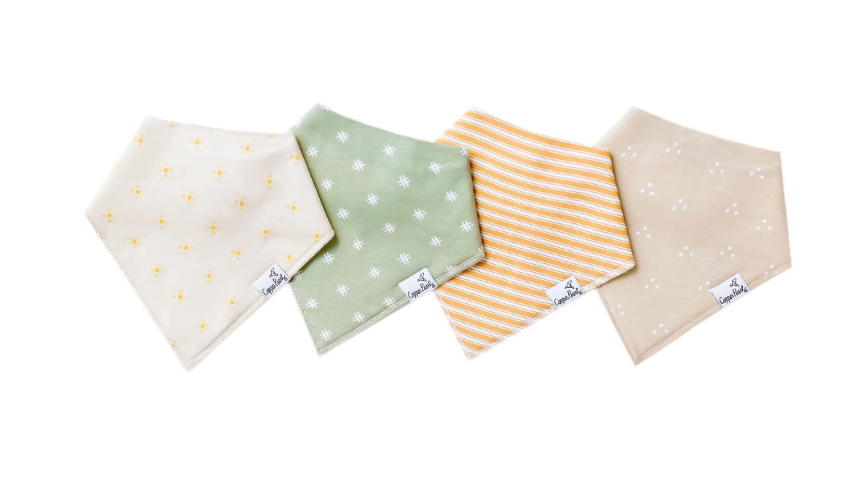 Copper Pearl Bandana Bib Set