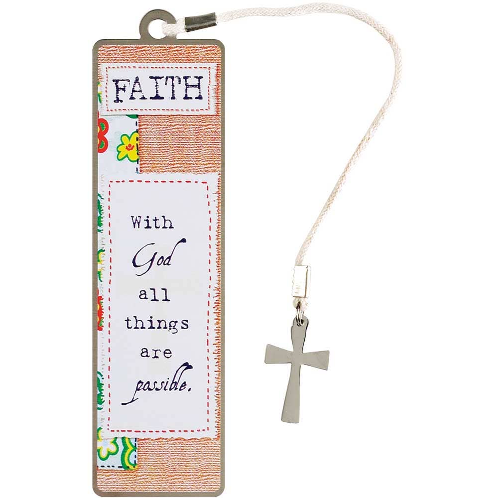 Faith Metal Bookmark