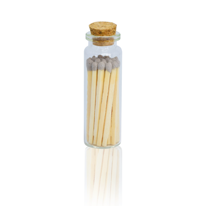 Small Match Bottles - Safety Matches in Jars with Striker
