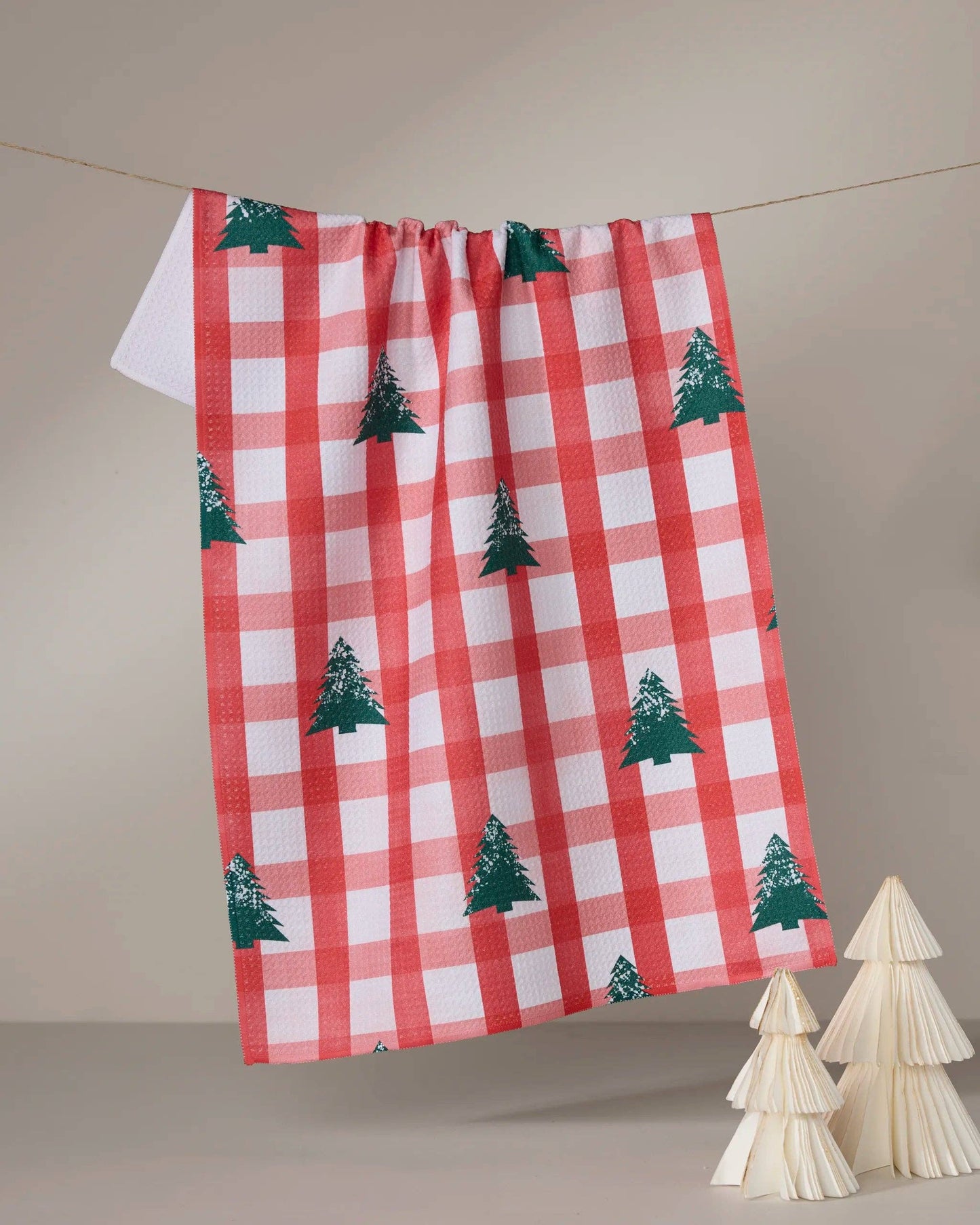 Christmas Pines Tea Towel