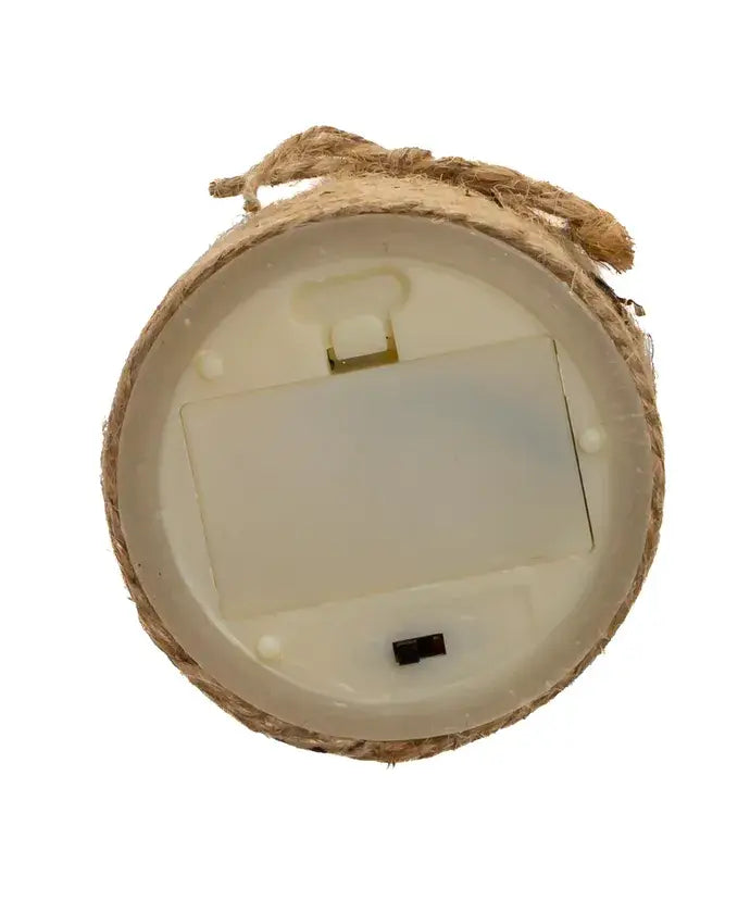 4"B/O LED ROPE CANDLE+FLICKER FLAME