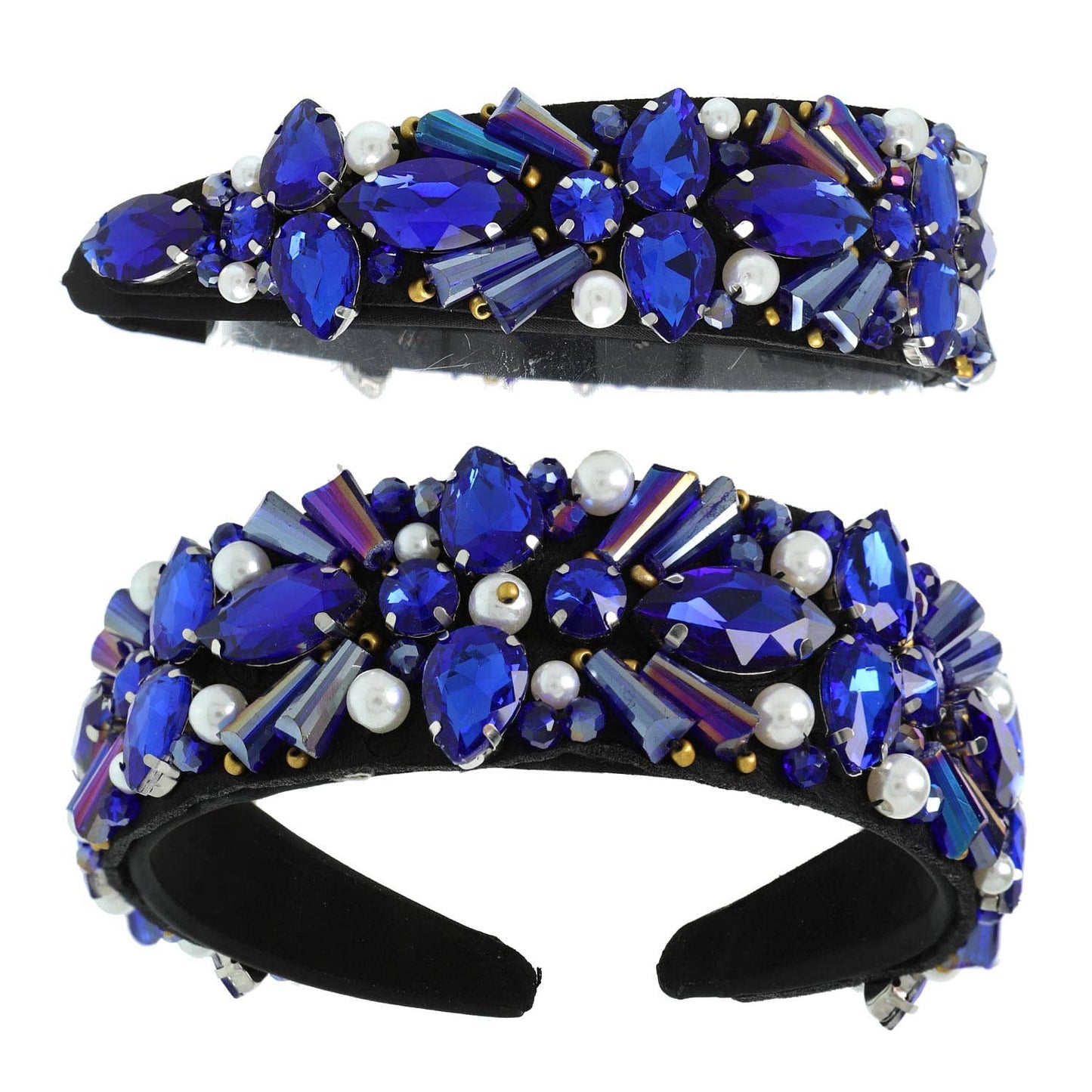 Glam Crystal Gemstone Embellished Headband