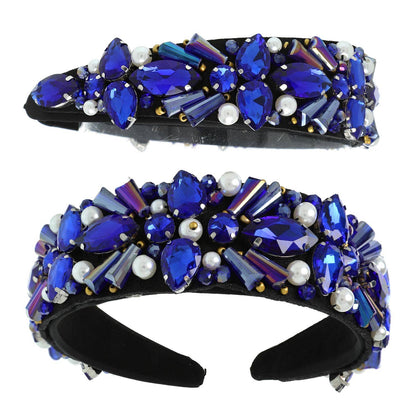 Glam Crystal Gemstone Embellished Headband