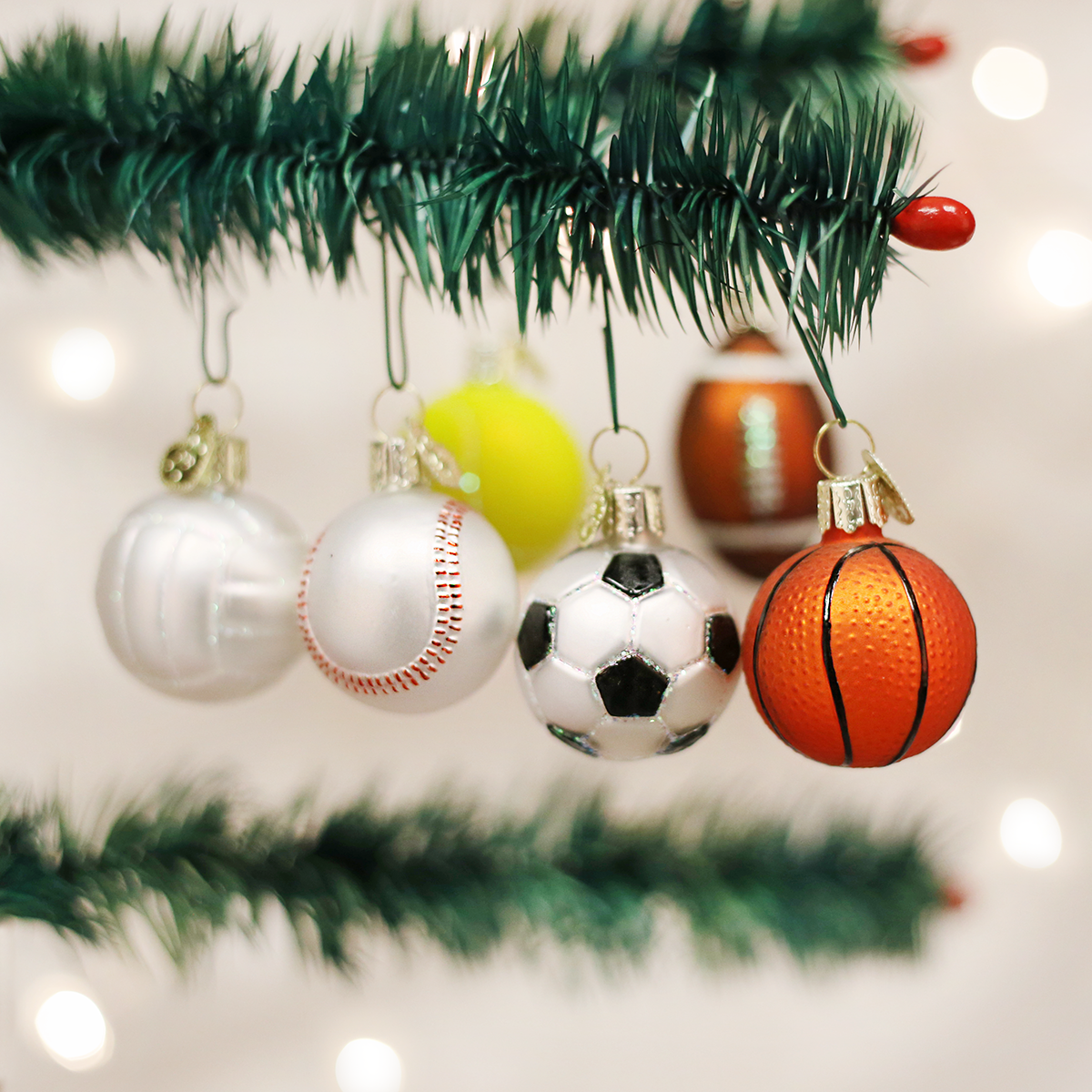 Assorted Mini Sport Balls Ornament each one your choice sold separately