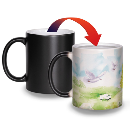Matte Color Changing Mug - Rooted in Faith