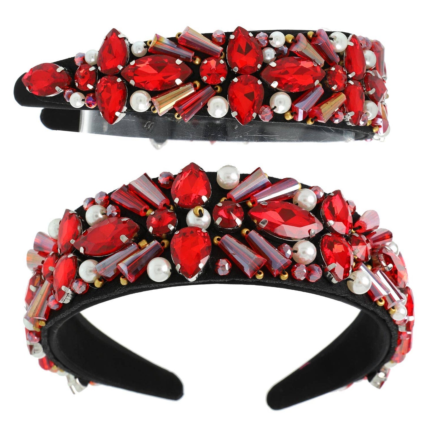 Glam Crystal Gemstone Embellished Headband