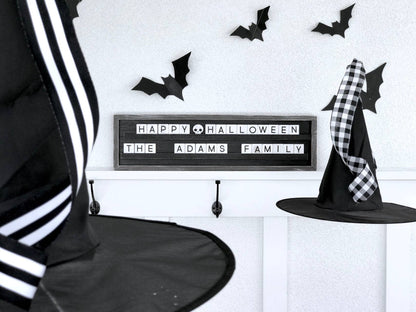 50447 - 7x2 & 9x3  PAPER BATS 16 pcs,  HALLOWEEN Decor