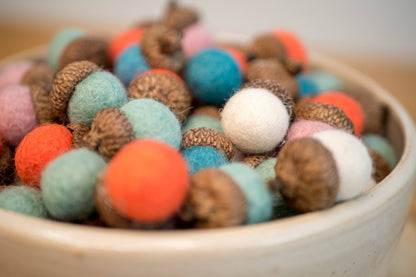 Spring Felt Acorns-Set of 12-Spring Decor-Valentines
-Easter