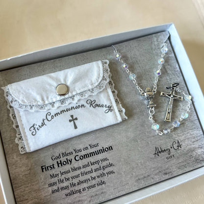Rosary & Bag Gift Set