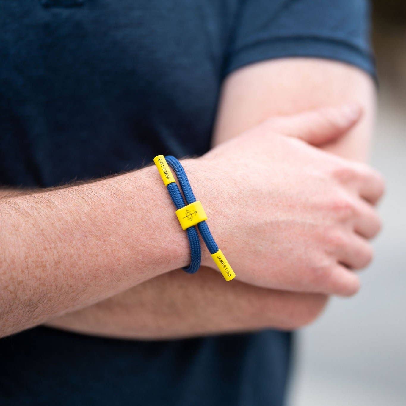 FAITH BUILDS FORTITUDE Cord Bracelet | Christian Athletes