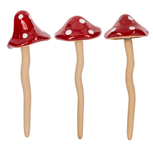 Mushroom Plant Pick