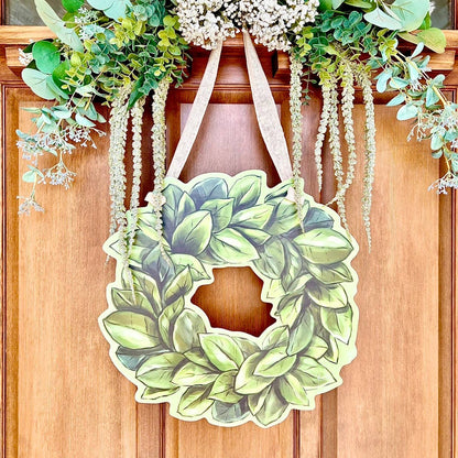 Magnolia Wreath Door Hanger