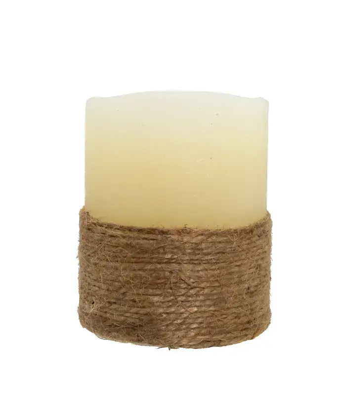 4"B/O LED ROPE CANDLE+FLICKER FLAME