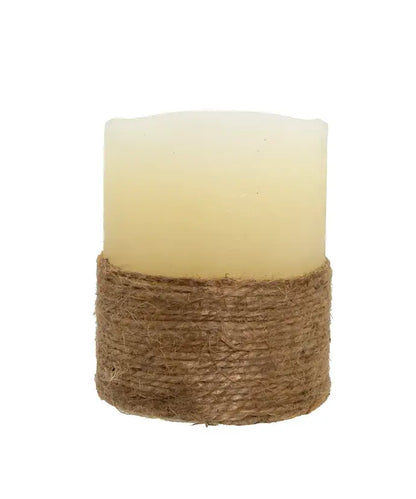 4"B/O LED ROPE CANDLE+FLICKER FLAME