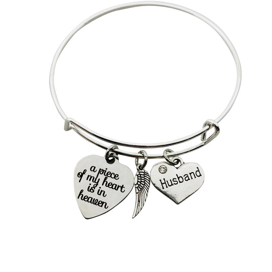 Loss of Husband Remembrance Memorial Jewelry, Sympathy Gift