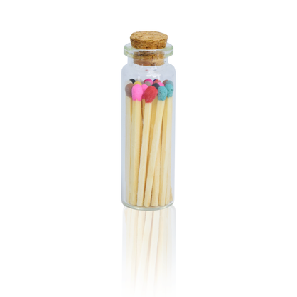 Small Match Bottles - Safety Matches in Jars with Striker