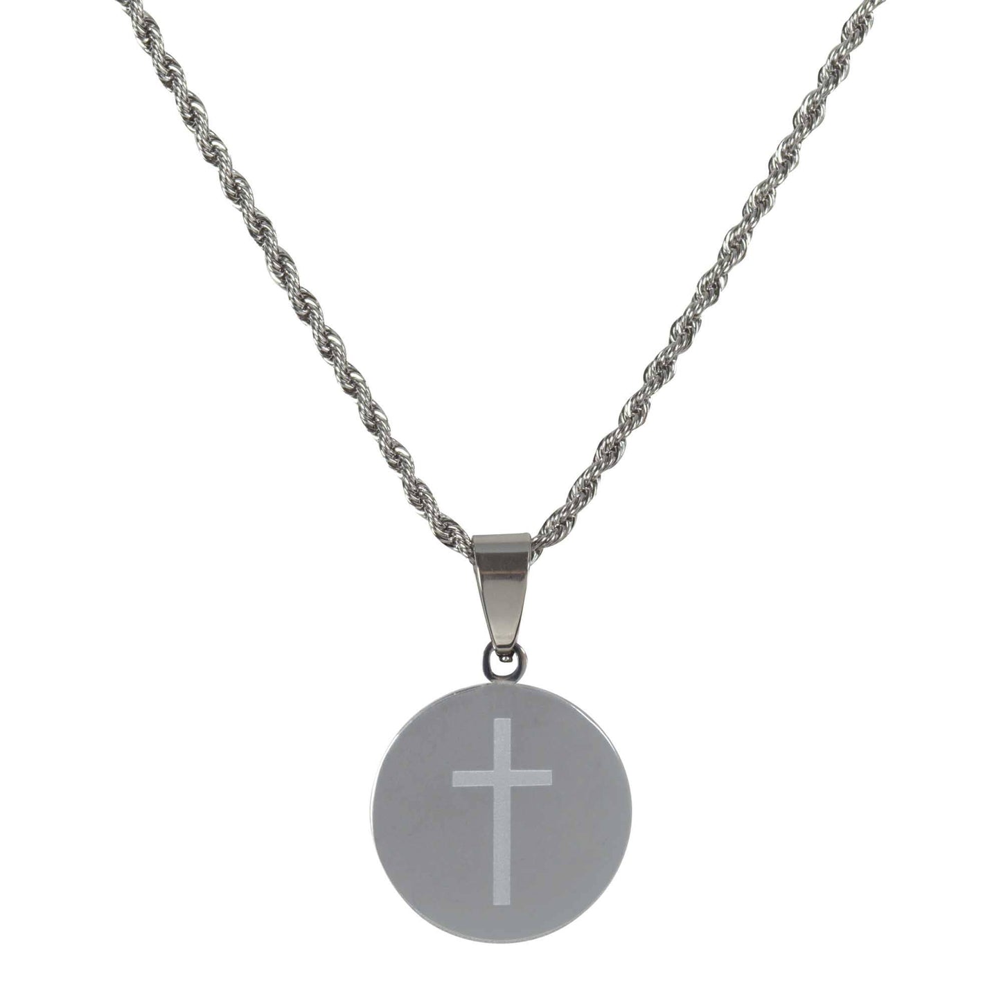 NECKLACE SOCCER PRAY HARD HER SSTL 18"