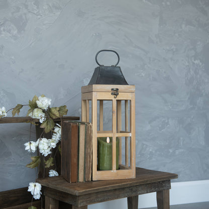 16" BLACK HANDLE LANTERN