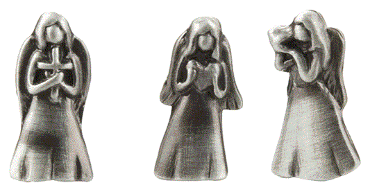 The Three Angels Prayer Box and Charms