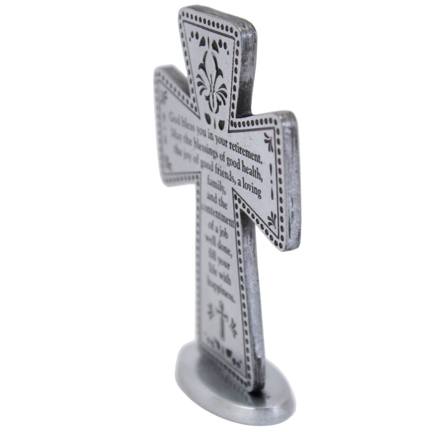 Standing Message Cross for Retirement