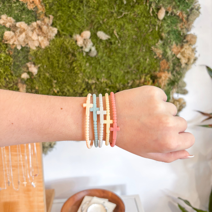 Silicone Cross Bracelets