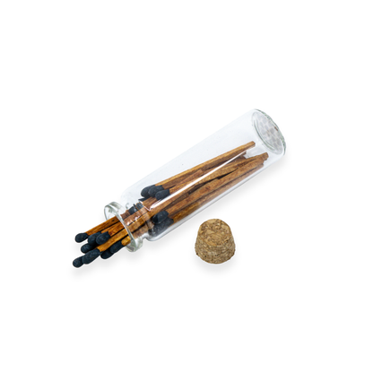 Small Match Bottles - Safety Matches in Jars with Striker