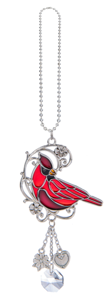 Cardinal Car Charm