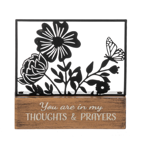 Thoughts & Prayers Block Talk Square