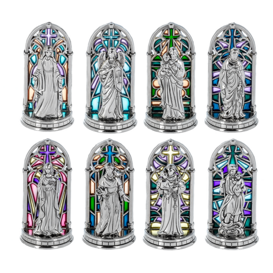 Stained Glass Patrons Figurines