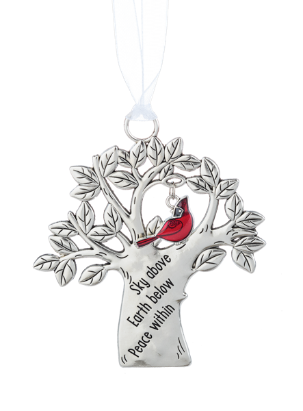 Sky Above, Earth Below Cardinal Ornament