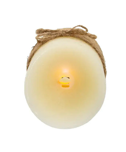 4"B/O LED ROPE CANDLE+FLICKER FLAME