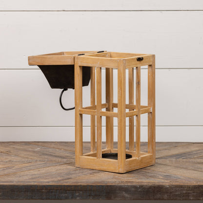 16" BLACK HANDLE LANTERN