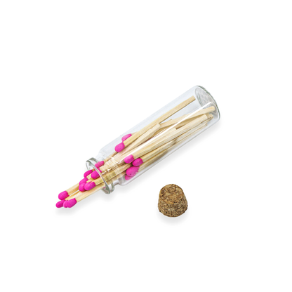 Small Match Bottles - Safety Matches in Jars with Striker