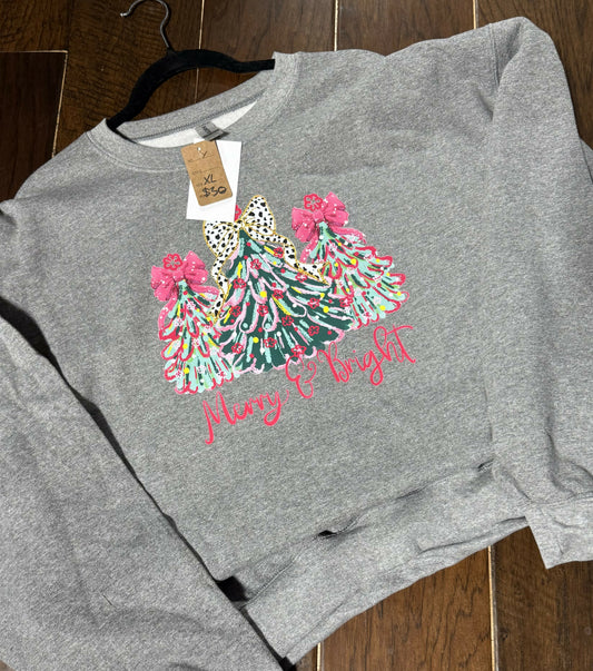 Merry and Bright Christmas sweatshirt