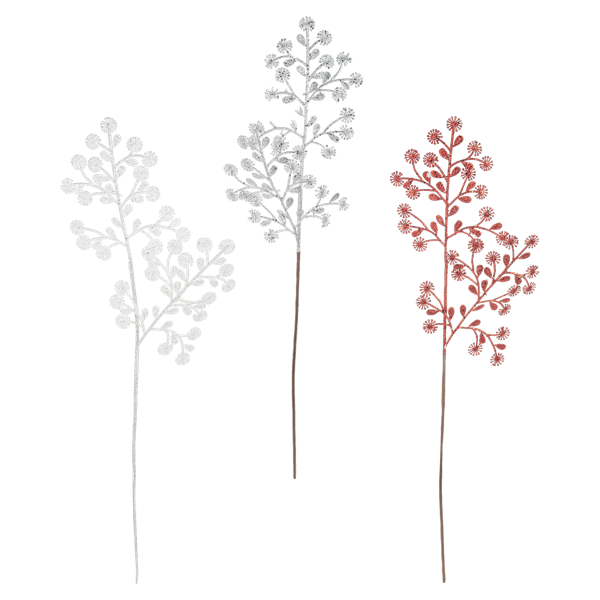 Glitter Mini Flower Picks