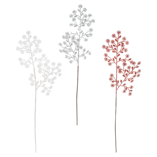 Glitter Mini Flower Picks