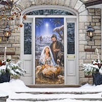 Nativity Door Cover