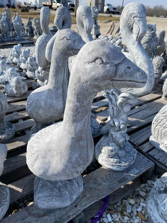 Large cement Goose 27”