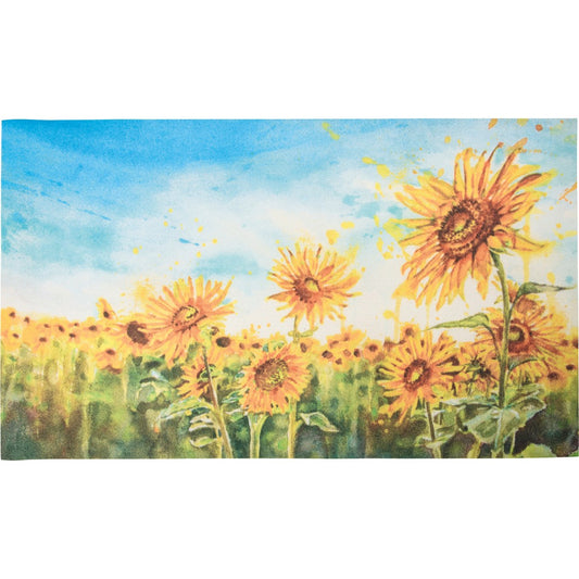 Sunflower Field Doormat