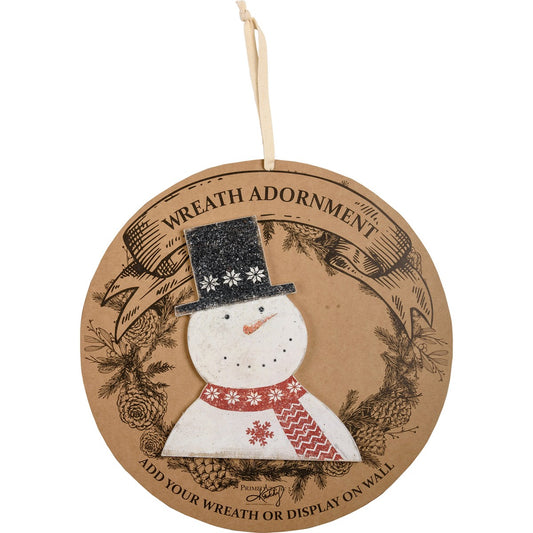 Snowman Wreath Insert