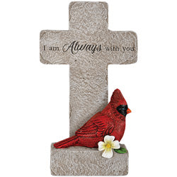 Cardinal Memorial Pedestal Cross With You