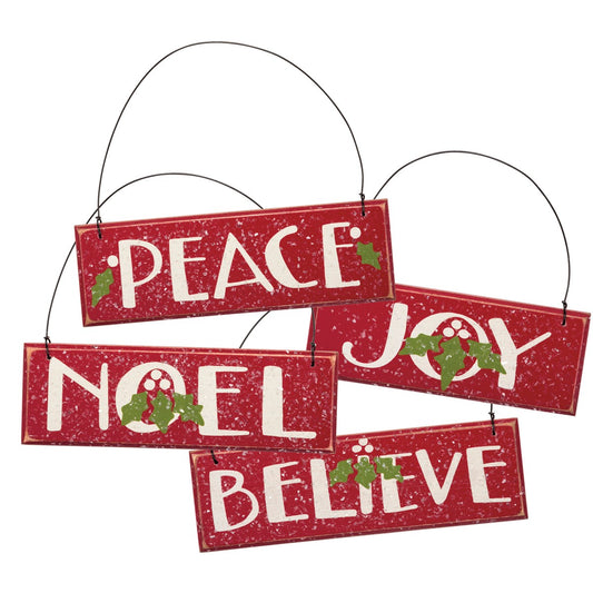 Rustic Wood Ornament