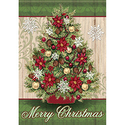 "Pinecone Christmas" Large DuraSoft™ Flag