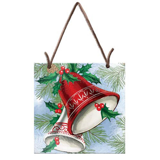 Handpainted Embossed Holiday Suncatcher