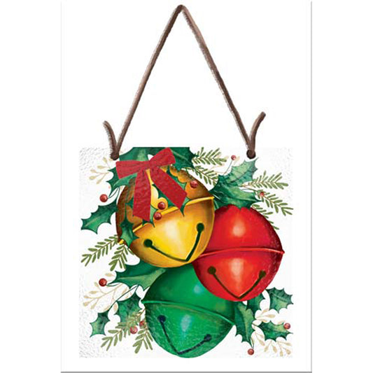 Handpainted Embossed Holiday Suncatcher
