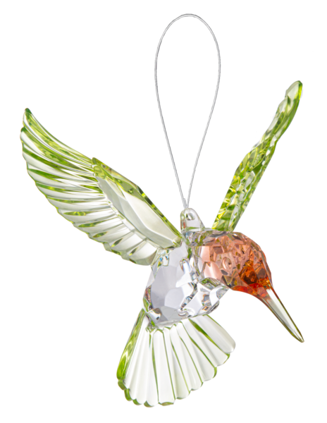 Red Throated Acrylic Hummingbird