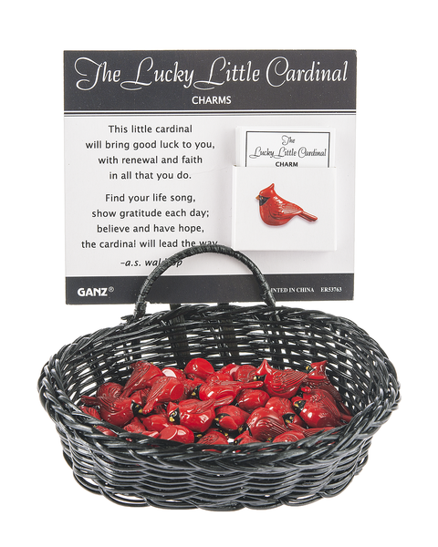 Lucky Little Cardinal Charm