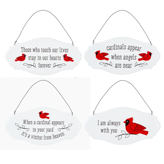 Cardinal Text Wall Sign - Memorial