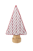 Embossed Red Tree on Stand